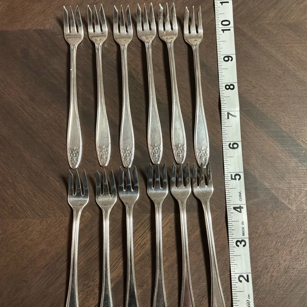 Lady Doris Princess Silver Plated Vintage Flatware 50 Piece Set